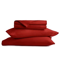 Berry Red 3-pc. Twin Sheet Set