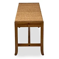 Camden Natural Woven Backless Bench