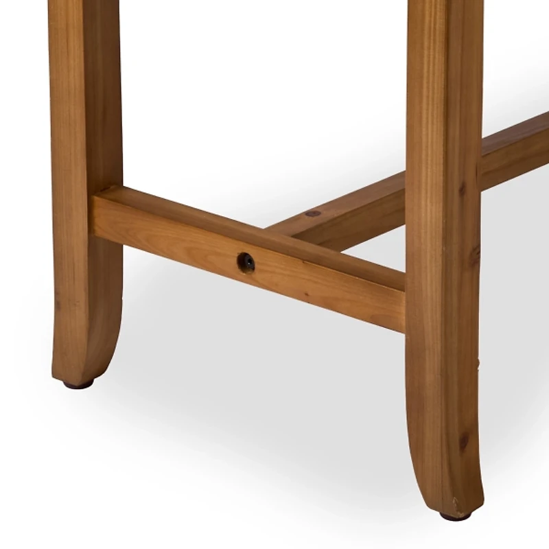 Camden Natural Woven Backless Bench