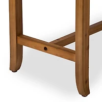 Camden Natural Woven Backless Bench