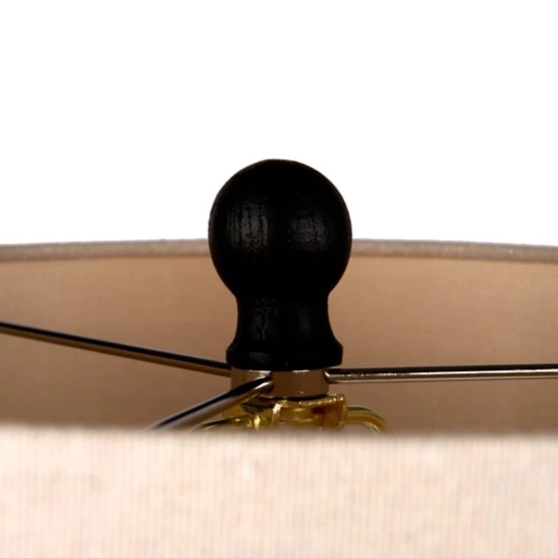 Black Resin Modern Table Lamp