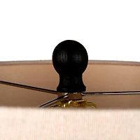 Black Resin Modern Table Lamp