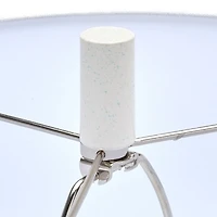 Light Blue and Cream Ombre Ceramic Table Lamp