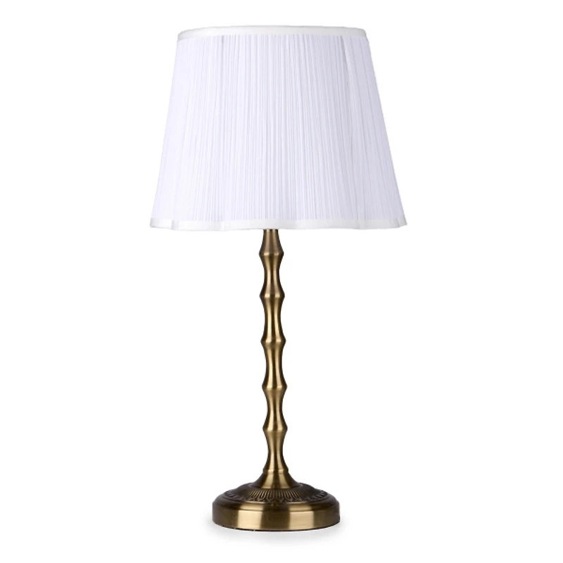 Gold Metal Bamboo Table Lamp