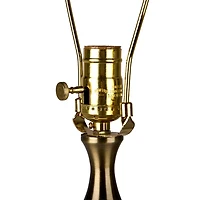 Gold Metal Bamboo Table Lamp