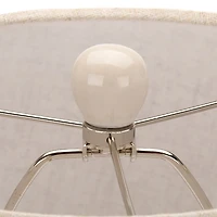 Cream Stacked Ceramic Table Lamp