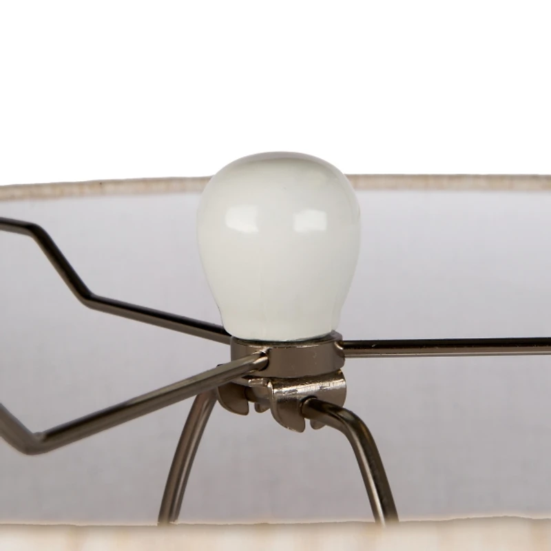 Cream Tapered Ceramic Table Lamp