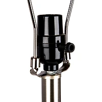 White Swirl Ceramic Table Lamp