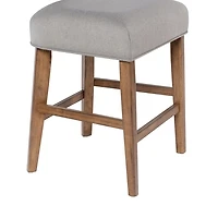 Thalia Gray Upholstered T-Back Counter Stool