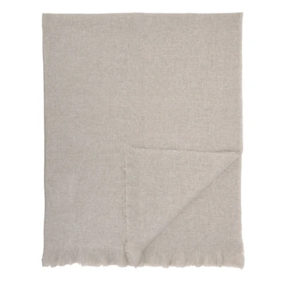 Mauve Beyond Soft Fringe Throw