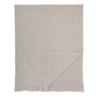 Mauve Beyond Soft Fringe Throw