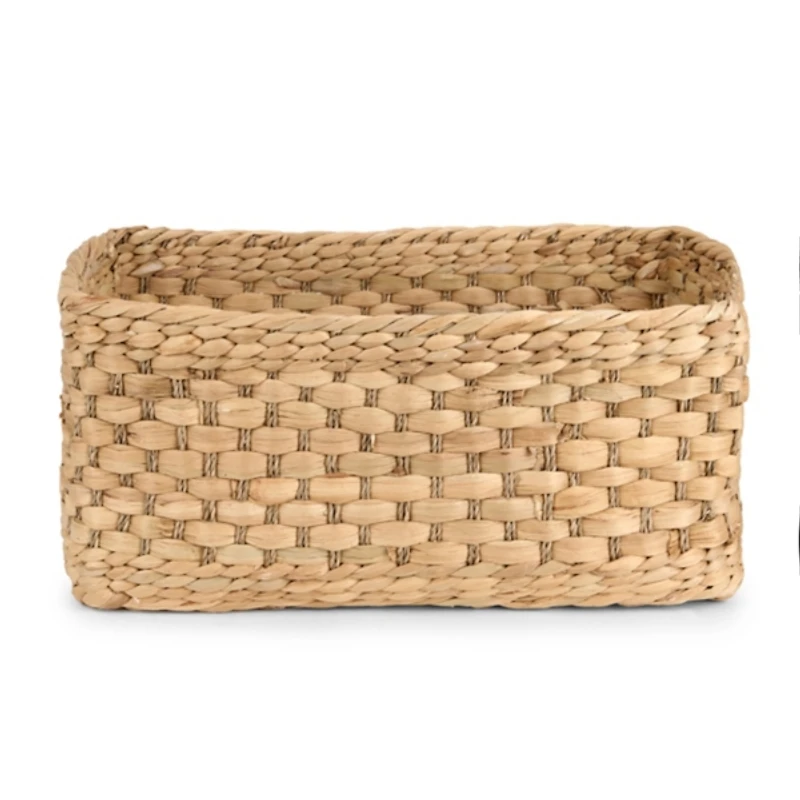 Large Braided Water Hyacinth Basket