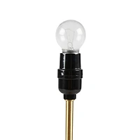 Chique Gold Metal Charging Table Lamp