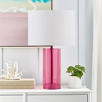 Pink Glass Neonova Table Lamp