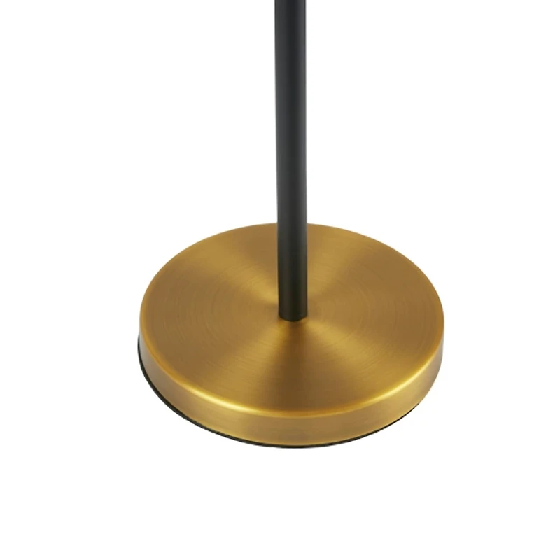 Hunts Black & Gold Metal Floor Lamp