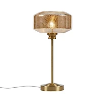 Lumivive Metallic Gold Glass Table Lamp