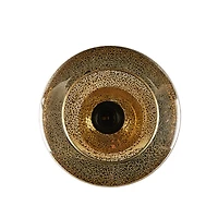 Lumivive Metallic Gold Glass Table Lamp