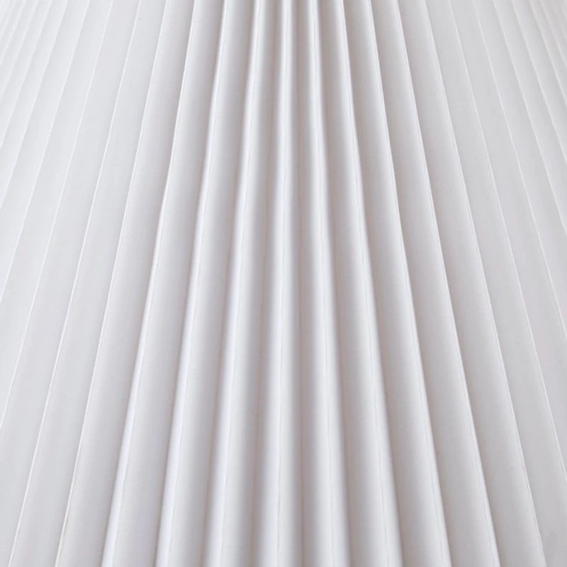 Veluna White Textured Ceramic Table Lamp