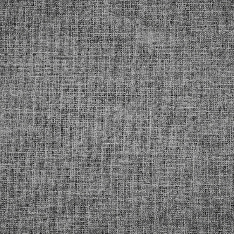 Gray Woven Storage Bench with Wood Legs