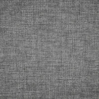 Gray Woven Storage Bench with Wood Legs