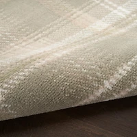 Olive Plaid Grafix Area Rug, 7x9