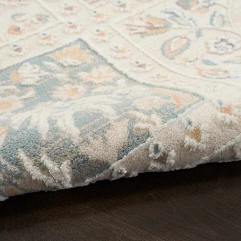 Isla Vintage Floral Panel Area Rug