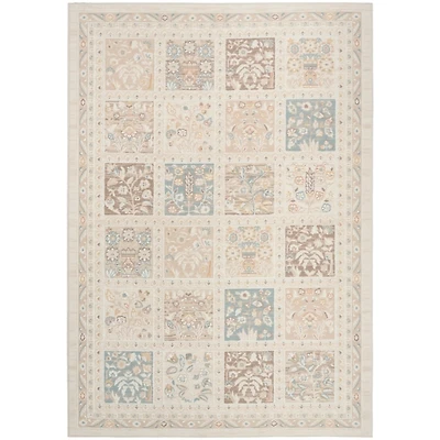 Isla Vintage Floral Panel Area Rug