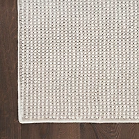 Mocha Textured Modern Area Rug, 7x9