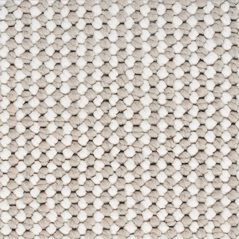 Mocha Textured Modern Area Rug, 7x9