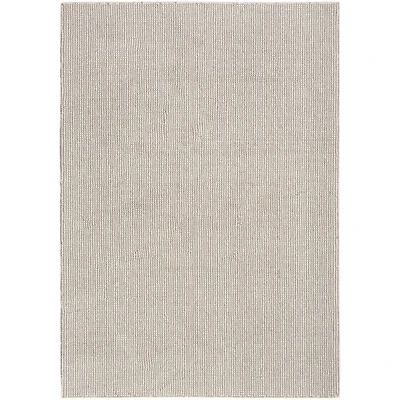 Mocha Textured Modern Area Rug, 7x9