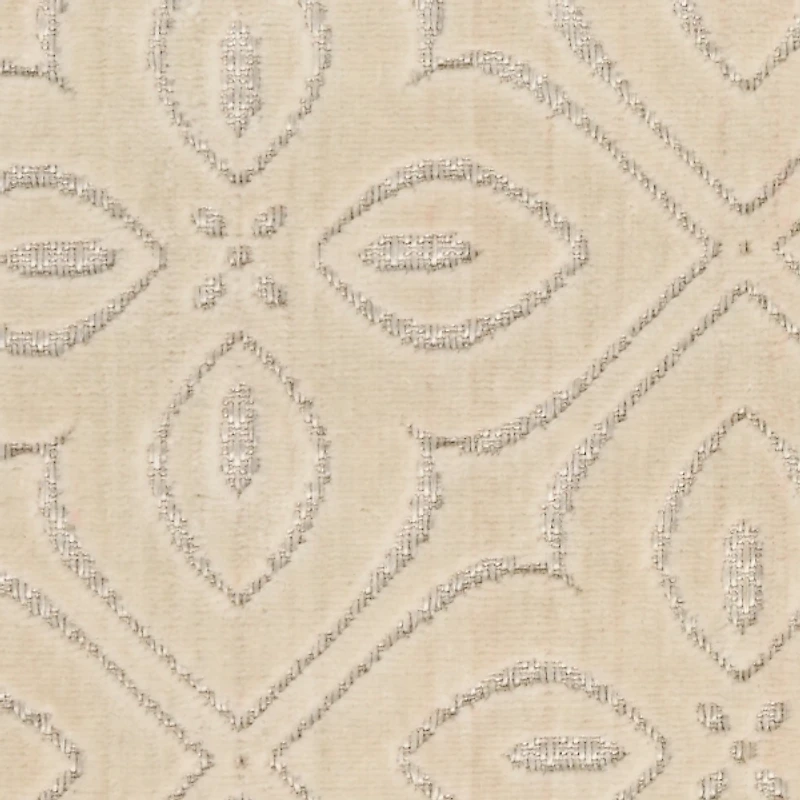 Ivory Floral Charm Washable Area Rug, 8x10