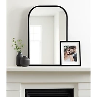 Black Arch Travis Wall Mirror
