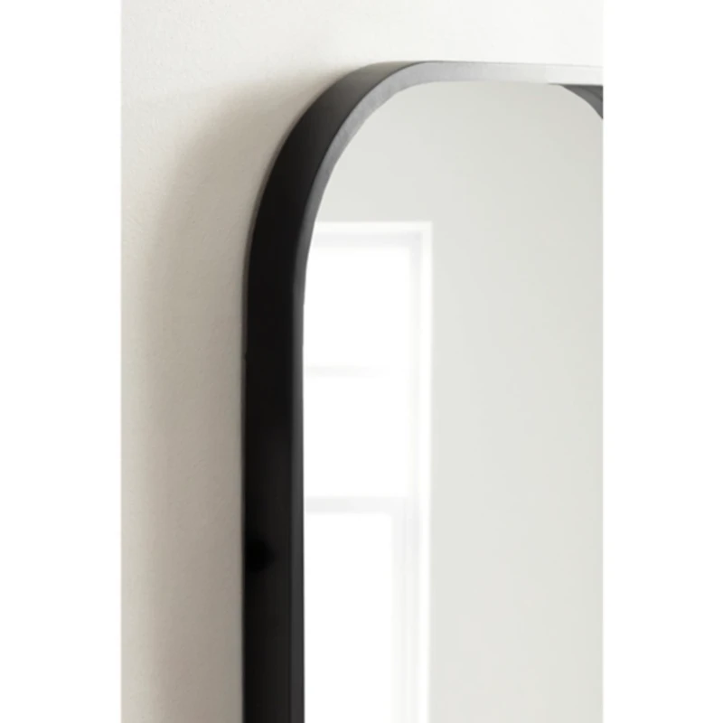 Black Arch Travis Wall Mirror