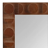 Walnut Wood Lunara Wall Mirror