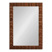 Walnut Wood Lunara Wall Mirror