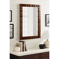 Walnut Wood Lunara Wall Mirror