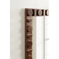 Walnut Wood Lunara Wall Mirror