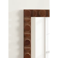 Walnut Wood Lunara Wall Mirror