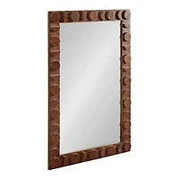 Walnut Wood Lunara Wall Mirror