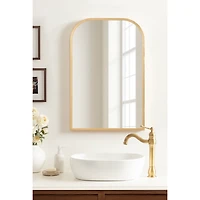 Gold Arch Travis Wall Mirror