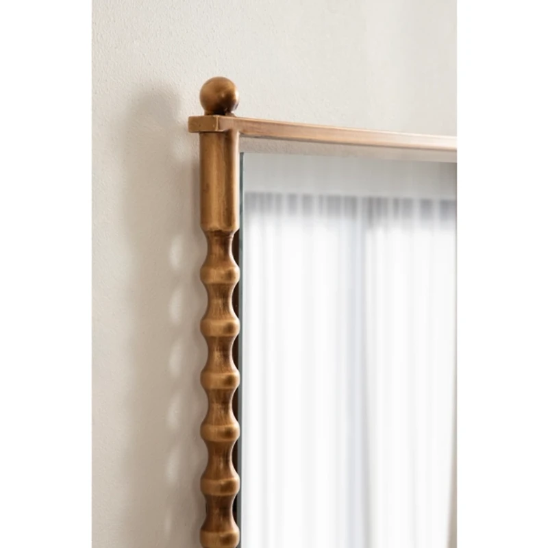 Gold Spindle Prisha Wall Mirror