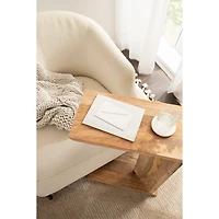 Thaxter Natural Wood C-Table