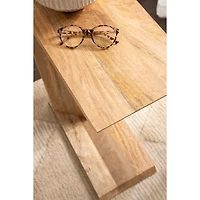 Thaxter Natural Wood C-Table