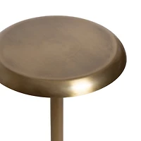 Morizet Antique Brass Round Cocktail Table