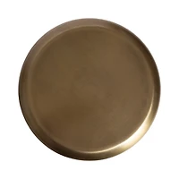 Morizet Antique Brass Round Cocktail Table
