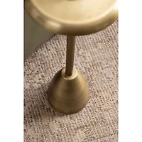 Morizet Antique Brass Round Cocktail Table