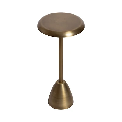 Morizet Antique Brass Round Cocktail Table