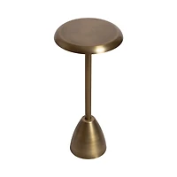 Morizet Antique Brass Round Cocktail Table