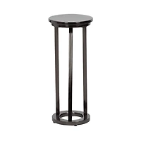 Allie Pewter Metal Cocktail Table