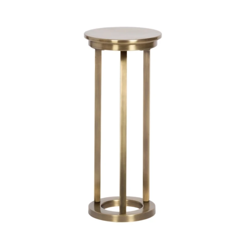 Allie Gold Metal Cocktail Table